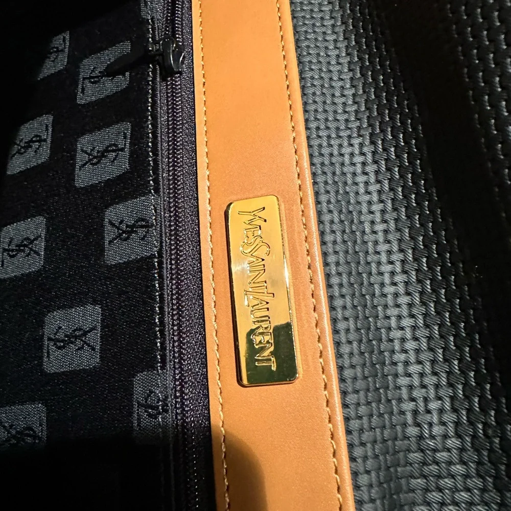 Rare Yves Saint Laurent YSL Vintage Triangle Clutch Bag